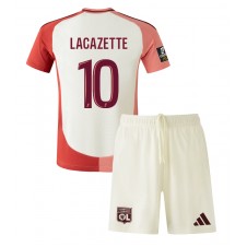 Olympique Lyonnais Alexandre Lacazette #10 Tredjedraktsett Barn 2024-25 Kortermet (+ korte bukser)